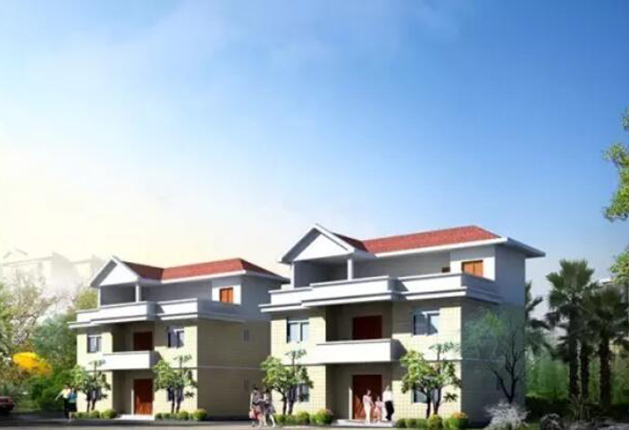 轻钢别墅效果图（四）