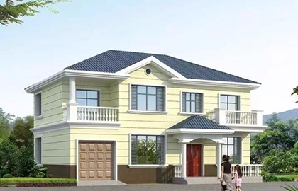 经典实用的二层农村自建别墅