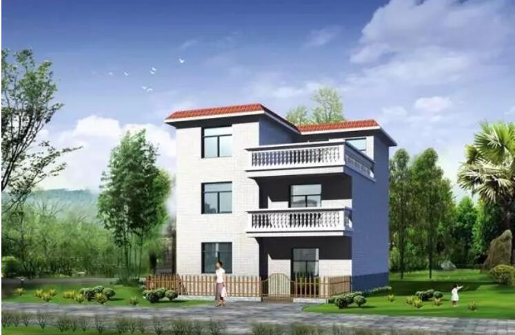 轻钢别墅效果图3