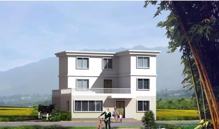 轻钢别墅效果图2