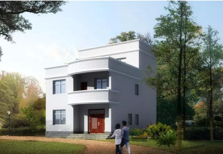 轻钢别墅效果图2