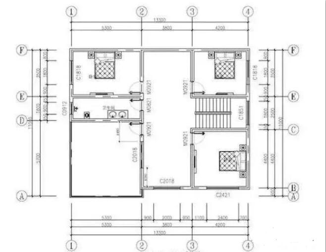 二层轻钢别墅设计方案4