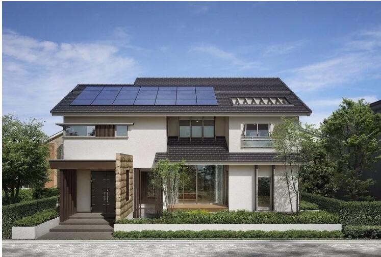 两层轻钢别墅效果图