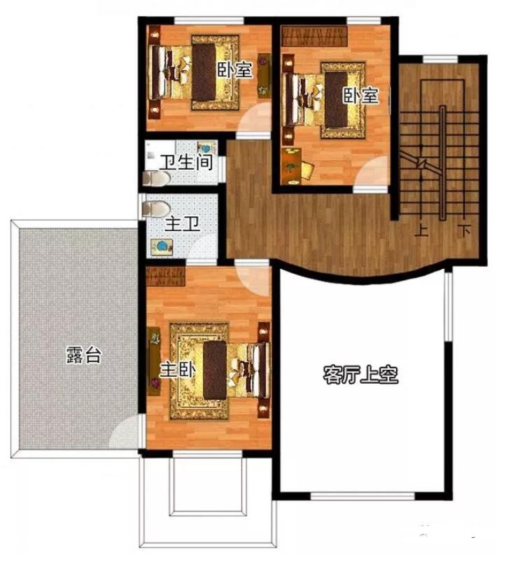 外观漂亮且非常使用的轻钢别墅户型3