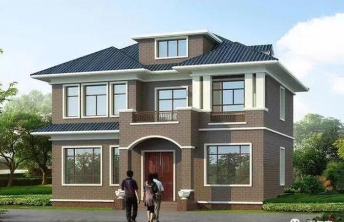 二层轻钢别墅户型设计方案1